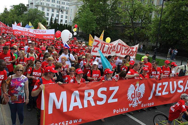 Ogólnopolski Marsz dla Jezusa, Warszawa 15.06.2014