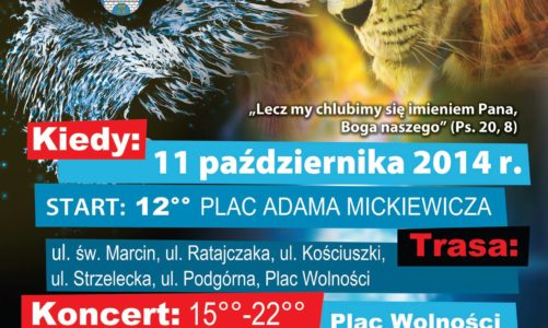 Marsz dla Jezusa przejdzie ulicami Poznania!